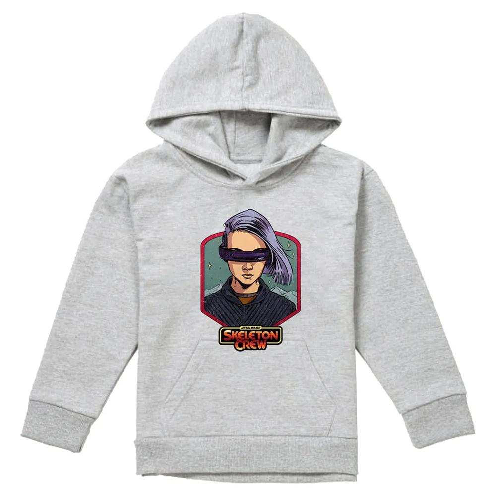 Star Wars: Skeleton Crew Childrens/Kids KB Badge Hoodie