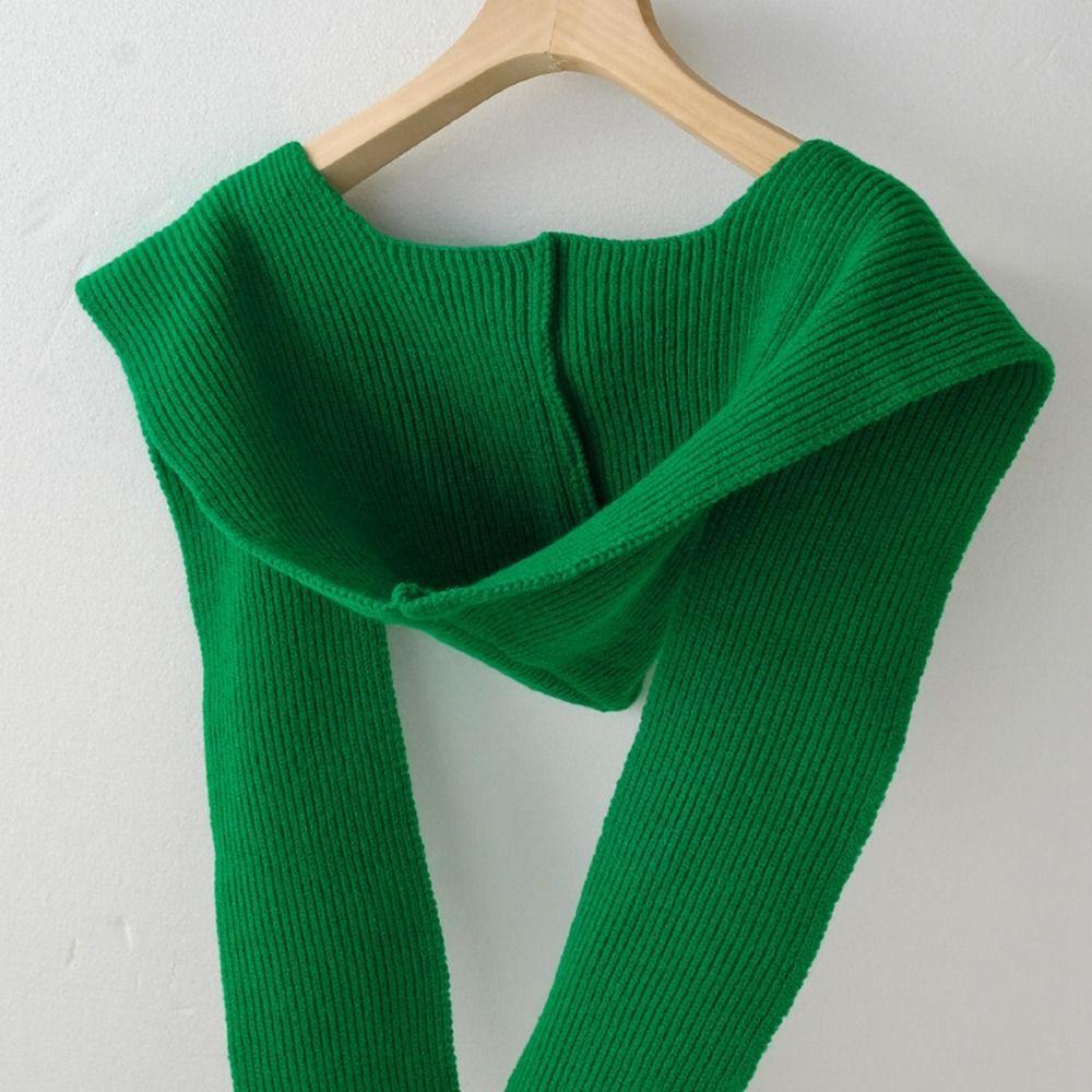 Hooded Hat Scarf Set Warmer Knitted Beanie Fashion Beanies Caps Women Girl