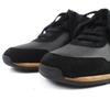 Excellent HERMES sneakers partner H logo, partly suede leather black 40 172408Z Used