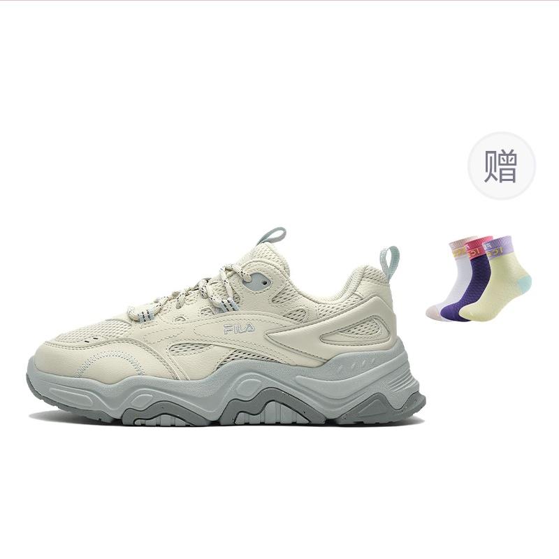 (WMNS) FILA Collina Sneakers 'Cream White Blue Grey' Women's F12W332121FWP