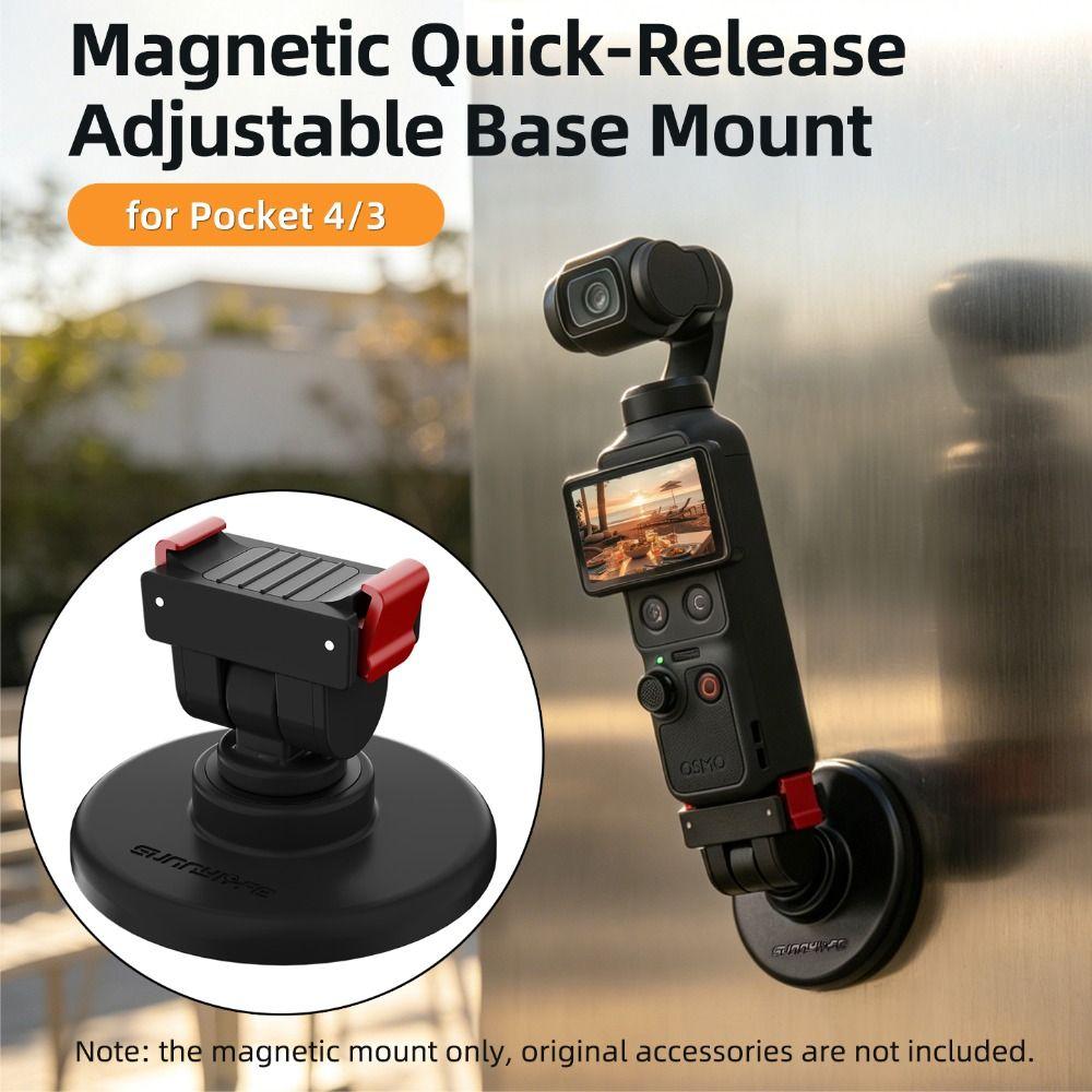 Stable Extension Bracket Quick Release Base Mount for DJI Osmo Pocket 4/3 Gimbal Camera Accessories
