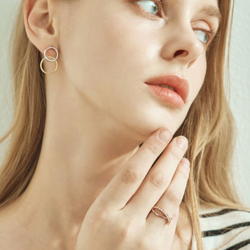 ELLE Jewelry Cross Cubic Ring ELBRWR118