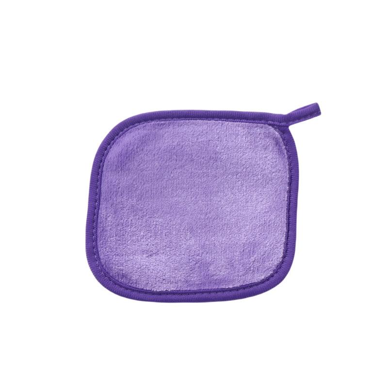 

5/10/20 шт. Микрофибровые салфетки для лица, многоразовые салфетки для снятия макияжа, косметические полотенца, подушечки для глубокого очищения лица, инструменты для ухода за кожей 5 pcs лаванды фиолетового