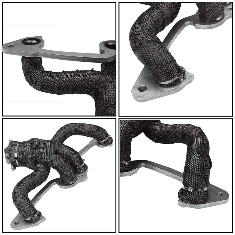 1.5m Motorcycle Exhaust Pipe Wrap Insulation Glass Fiber Tape Auto Insulation Heat Wrapped Tape 900-1200 Degrees Temperature