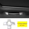 Fit For Dodge Challenger 2015-2023 Matte Silver Car Top Roof Armrest Strip Cover