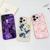 For Oppo Reno 15 14 13 12 11 Pro 15F 15C 11F Phone Shell Elegant Flowers Soft Liquid Silicone Lightweight Case for OPPO Reno Shockproof Durable Bumper
