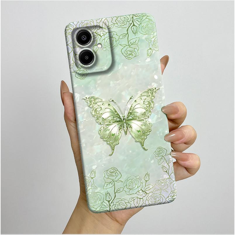 For Samsung Galaxy A07 4G Phone Case Fashion Aesthetic Style Soft Liquid Silicone Shockproof Back Mobile Cover Anti Slip Fundas