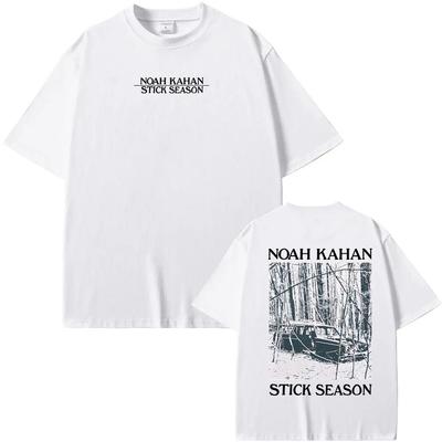 Noah Kahan T-Shirt Stick Season Blue Spruce Tee Cotton Tshirt Summer Fashion Comfortable Clothing