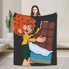P-Pumuckl Flanelová deka Zimní Čokoládová Měkká Odolná Povlečení Přehozy pro Děti Pohovka Postel Nadýchaná Pokrývka Postele Potah na Pohovku