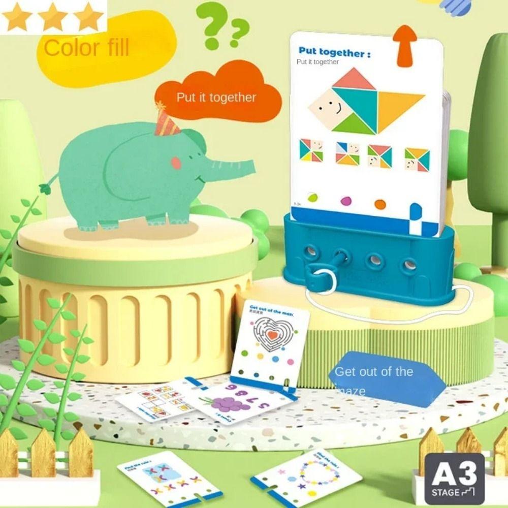 Early Educational English Logic Key Puzzle Game Montessori Key Thinking Puzzle Toy  Christmas Gifts