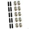 5x Adjustable Screws with End Cap Cover for Skipping Cable Workout