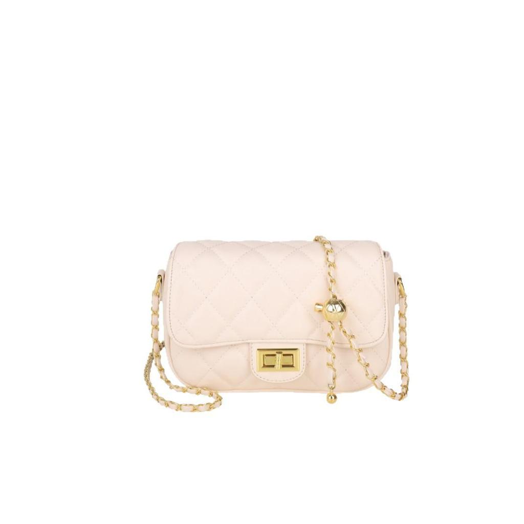 2025 Summer Mini Korean Chain Bag: Women's Quilted Embroidery Crossbody with Fragrant Style