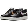 New Nike Air Force 1 Low Metallic Swoosh Black Women's AR0642-002