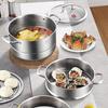 KOBACH German-Style 3-Layer 304 Stainless Steel Steamer Pot