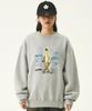 GRAVER [Unisex] Wild Polar Bear Sweatshirt_Gray
