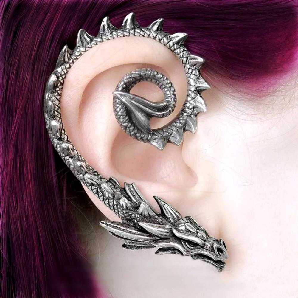Earring Punk Dinosaur With Alloy Finish For Fashion Accessories