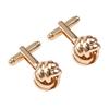 1 Pair Cufflinks Polished Smooth Surface Twist Shape Men Suit Shirt Cufflinks Tuxedo Shirt Accessories Business Evening Party Wear