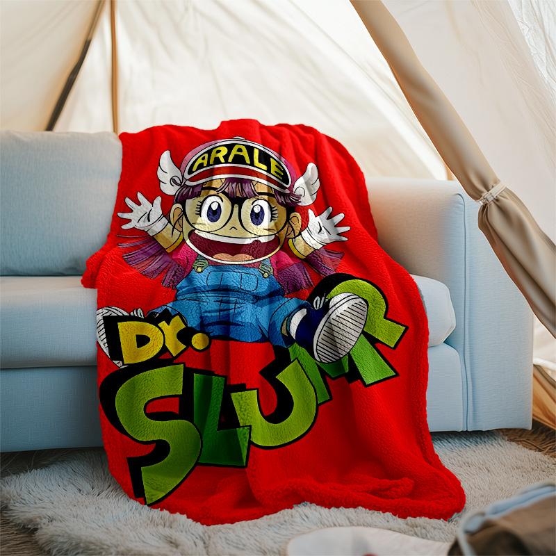 Arale Norimaki printed throw blanket—lightweight,soft,warm;versatile blanket for all seasons—perfect as &air-conditioning throw,nap blanket