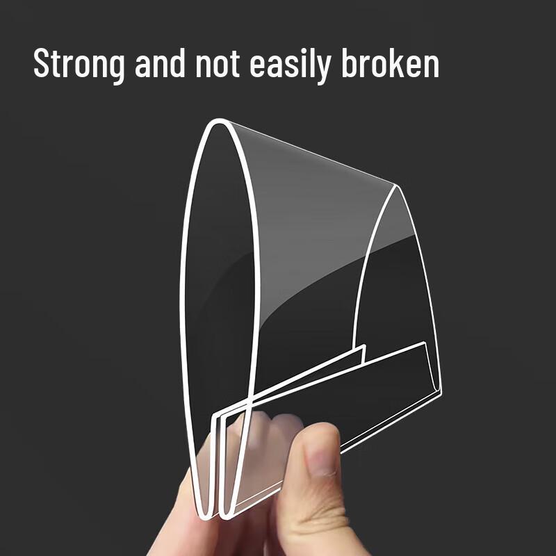 Deli V-Shaped PET Table Tent Card
