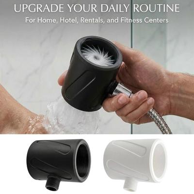 Men's Cleaning Shower Head High Pressure Wide Coverage Coarse Hole Handheld Shower Head Massager for Apartment Hotel Adults