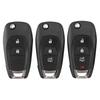 Compatible 433MHz 3-Button Remote Key Circuit Board for Chevrolet Cruze (Folding, Chip 4A)
