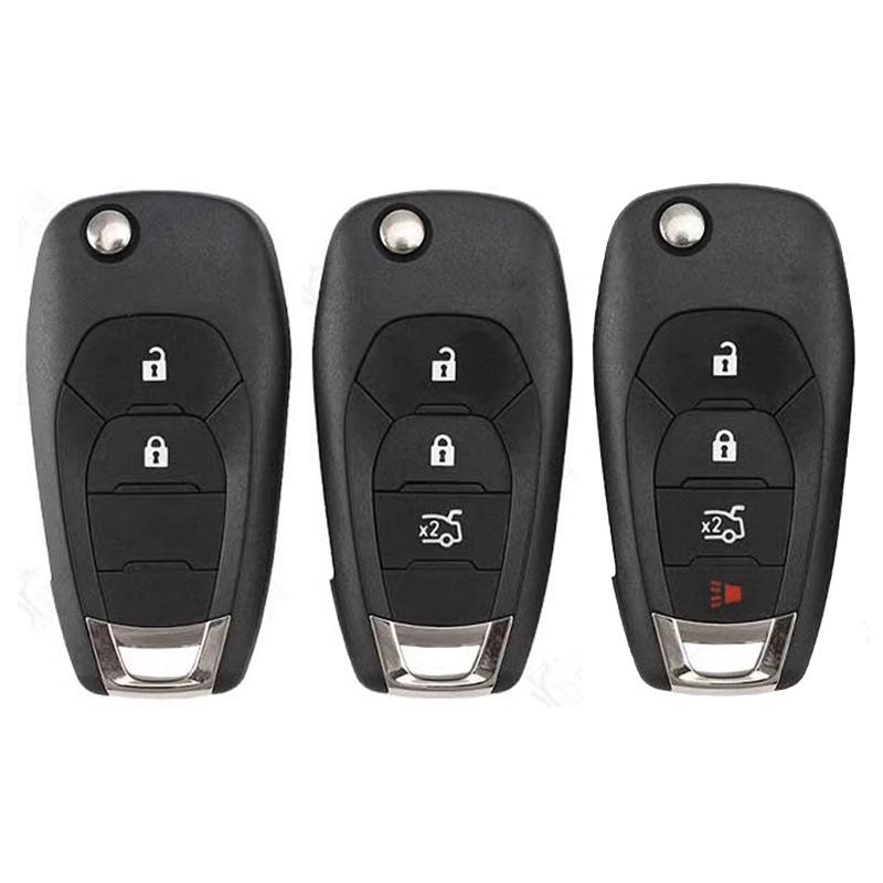Compatible 433MHz 3-Button Remote Key Circuit Board for Chevrolet Cruze (Folding, Chip 4A)