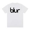 Blur Vintage Britische Rock Punk Band T-Shirt Retro Flauschiger Stil 100% Baumwolle Unisex Neu Lässig Kurzarm T-Shirt Unisex Damen