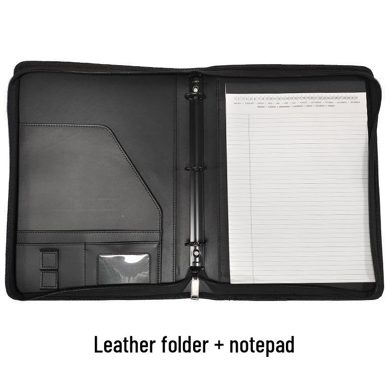 

Кожаная многофункциональная папка-органайзер формата А4, настраиваемая с логотипом