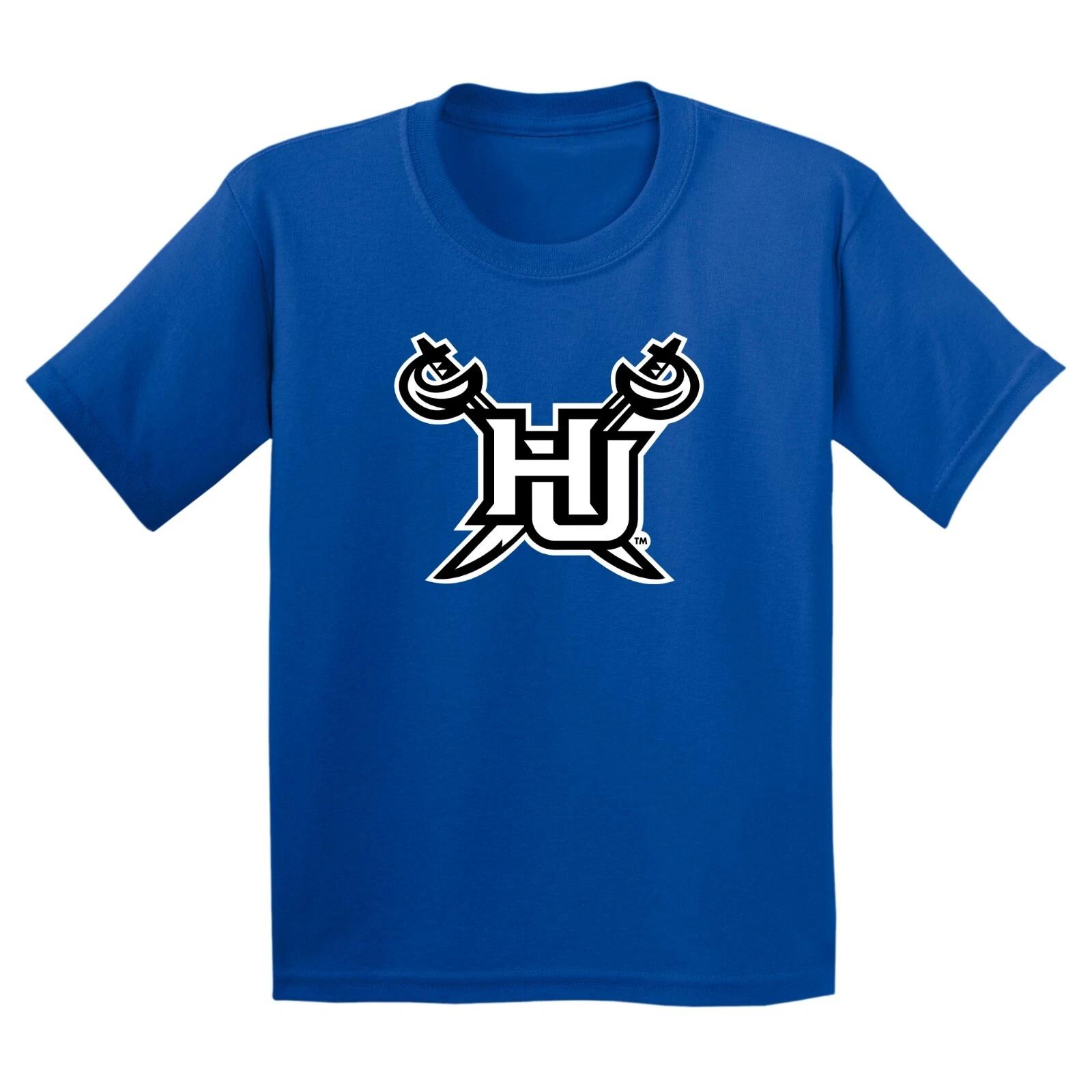 Hampton Pirates Primary Logo - University College Team Youth T-Shirt - Royal S