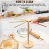 Pasta Drying Rack Wooden Spaghetti Dryer Stand Noodles Drying Holder Hanging Racks Cooking Pasta Tools Kitchen Gadgets