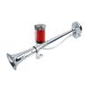 7-Inch Single Trumpet Air Horn Zinc Alloy 12V/24V 128dB Loud Sound