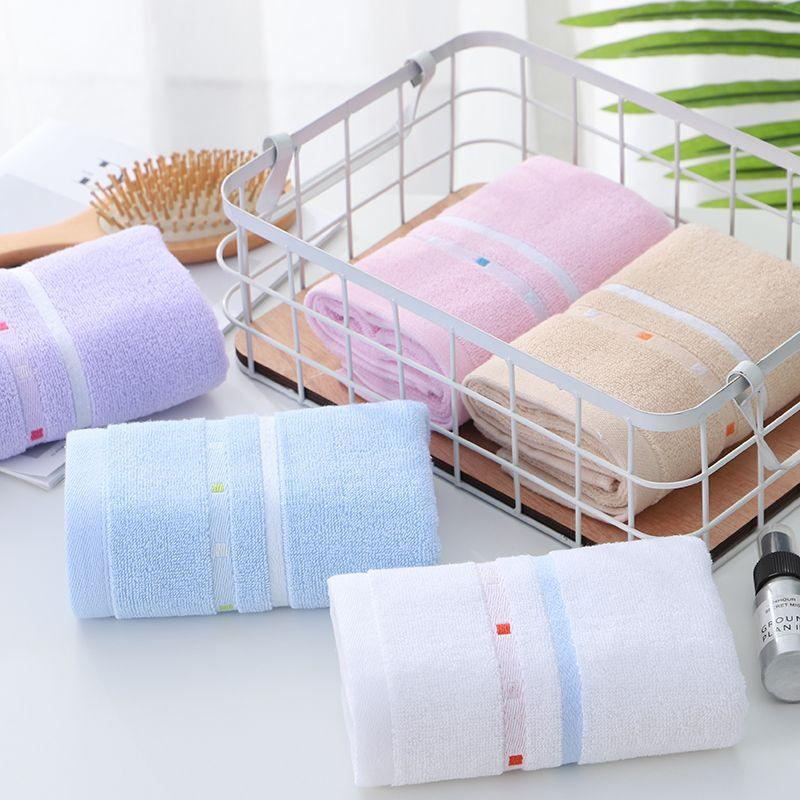2 Towels, pure cotton face towels, suitable for adults to shower, cute female students to absorb water and not easily shed hair