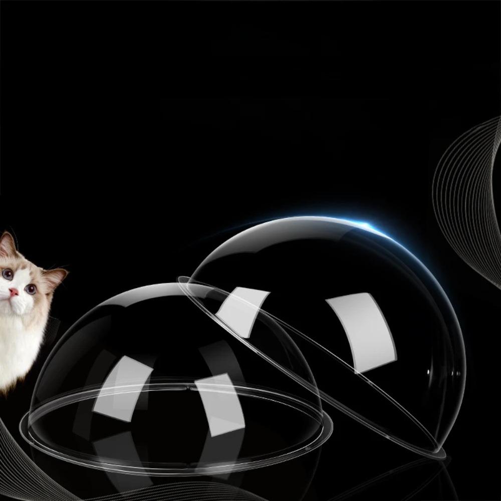 Space Capsule Cat's Nest Clear Diy Material Transparent Cat Climbing Acrylic Dome Cover Dust Cats House Pet Supplies Products