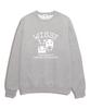 Wissi Tetragon Cat Oversized Sweatshirt (Wlfs003) Melange Gray