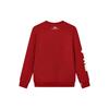 Fila Logo Print Sports Crewneck Sweatshirt Men Sweatshirt Rust-Red F11M149208FWI