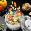 Wet Separation Salad Spinner Automatic Fruit Vegetable Dryer Multifunctional Food Strainer  Home