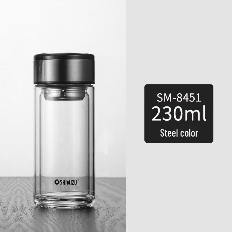 

Qingshuimeigao Double-Layer Glass Drinking Cup