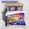 3pcs Custom Name SuperZings Bedding Set Duvet Cover Closure Includes 1 Duvet Cover & 2 Pillowcases for All Seasons Bedroom Decor
