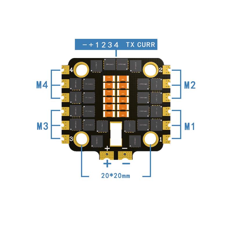 HAKRC 3B40A Pro FPV 4-in-1 ESC