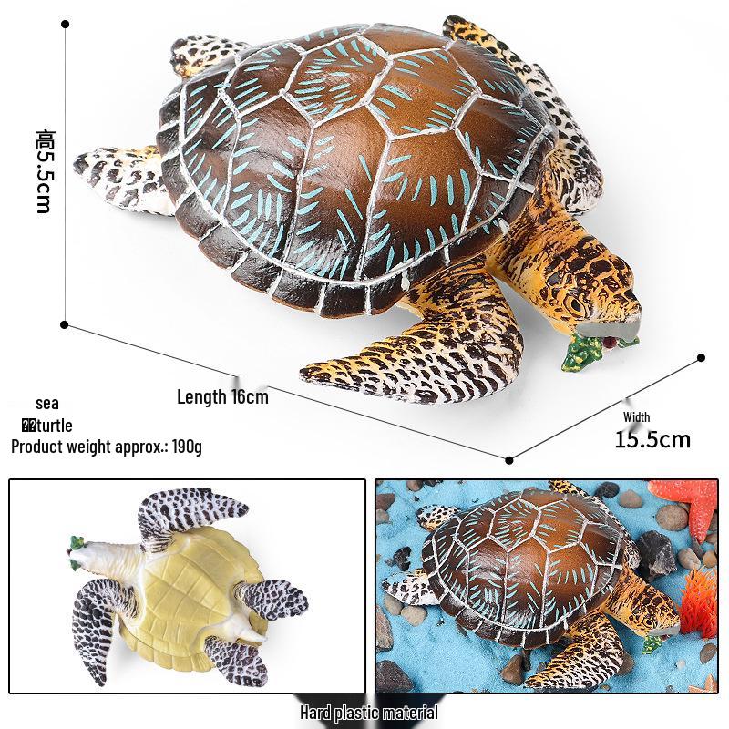 Children's Cognitive Marine Animal Models: Sea Turtle and Tortoise Toys