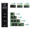 M.2 Mobile Hard Easy Drive Cable Nvme Protocol With USB Type C For 2230 2242 2260 2280 External M.2 Hard Drive Adapter