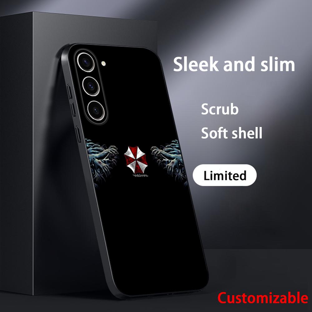Classic Evil Umbrella cool pattern design Phone Case For Samsung Galaxy S26 S25 S24 S23 S22 S21 Plus Ultra Note20 Soft Black