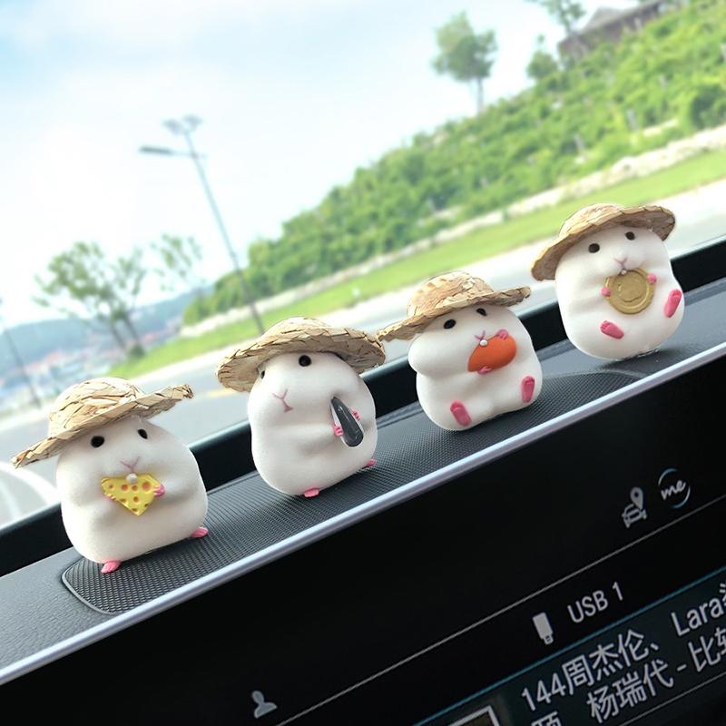 Ood Hamster-Auto-Ornamente, Fenster-Seiten-Auto-Innenzubehör, Dekorationszubehör