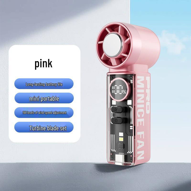 

2026 Mech Style Portable USB Mini Handheld Fan for Outdoor Use 39.3*45.7*118.7 mm