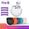 Pro6 6th Gen True Stereo Bluetooth TWS Earphones with Touch Control & Noise Reduction for Sports