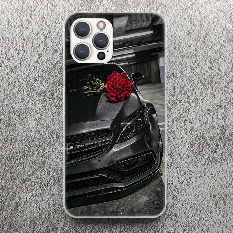 Sport Car C63 E63 S63 G63 Phone Case For Apple iPhone 16 15 14 13 12 11 Pro Max Mini XS XR X 7 Plus 8 + SE Soft Silicone Print S