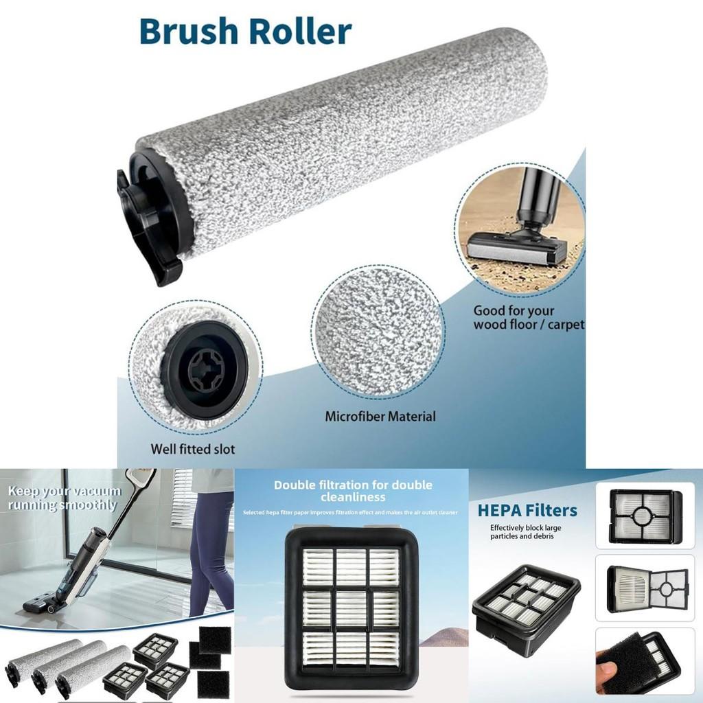 For Bissell Crosswave Hf3 3649a Floor Scrubber Accessories Roller Brush Filter For Home Use