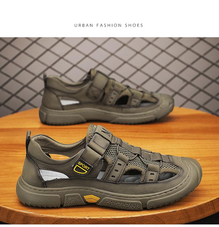 Men's 2025 Summer Closed-Toe Outdoor Water Sports Sandals