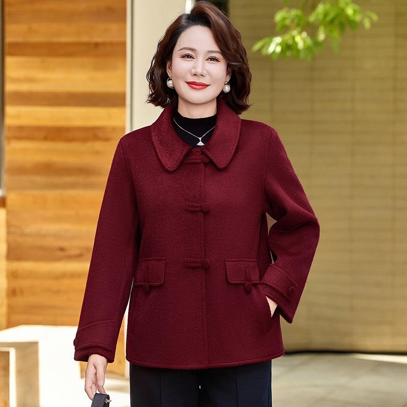 Small Autumn and Winter Double-sided Wool Jacket New Women's Temperament Short Woolen Top
