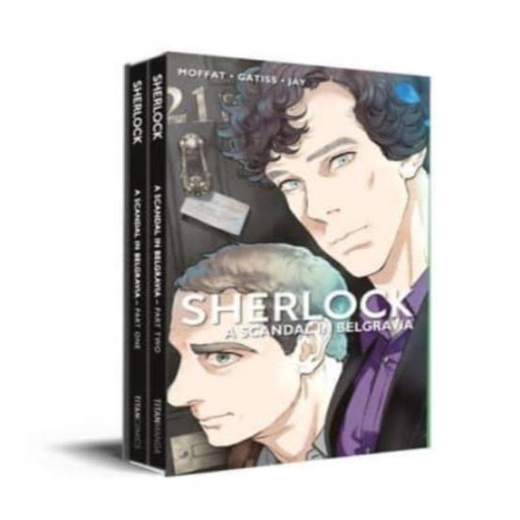 Sherlock A Scandal In Belgravia 12 Boxed Set by Steven Moffat Paperback Book 9781787740198